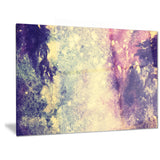 deep blue and purple abstract canvas print PT6377