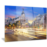madrid city center cityscape photography canvas print PT7683