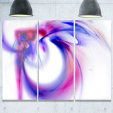 purple abstract fractal art abstract digital art canvas print PT7855