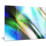 rays of speed blue green abstract digital art canvas print PT8136