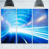speed motion in highway tunnel abstract digital art canvas print PT8272