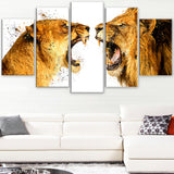 Lion Argument- Animal Canvas Print PT2336