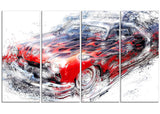 American Burn Out Car Art PT2606