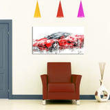 Sleek Red Sports Car PT2636