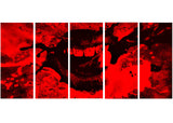 Speak Out Red Lips Digital Artwork on canvas  PT3008