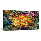 amber abstract abstract canvas artwork PT6033