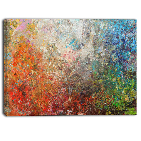 board stained abstract art abstract canvas art print PT6548