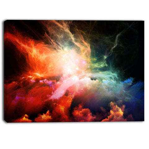 colorful nebulae contemporary artwork PT6984