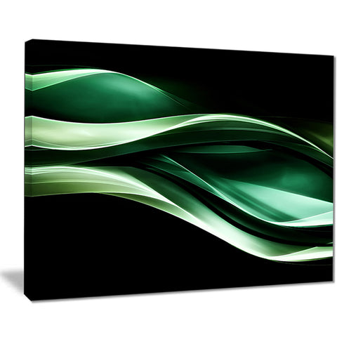 glittering green pattern abstract digital art canvas print PT7713