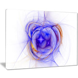 blue bright star nebula abstract digital art canvas print PT8007