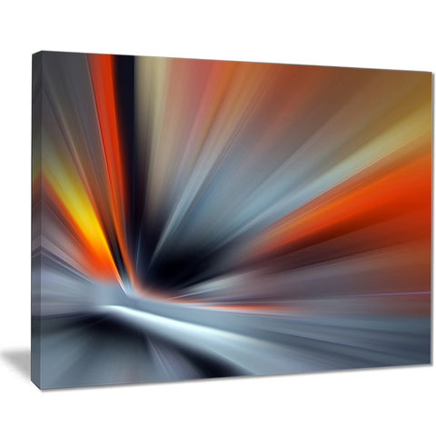 rays of speed large lines abstract digital art canvas print PT8129