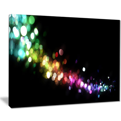 colorful abstract lighting abstract digital art canvas print PT8208
