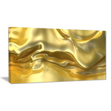 golden cloth texture abstract digital art canvas print PT8277