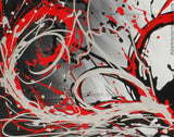 Red 414 - Large 1 panel 48x24in