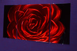 Modern Red Rose Art Painting 48x24in