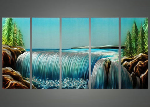 Niagara Waterfalls Painting 60x24in