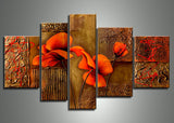 Single Panel Floral Painting 141s - 32x16in