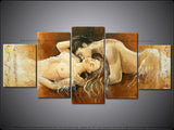 Modern Romantic Painting  238 - 60x33in