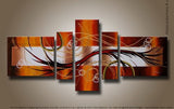Extra Large Brown Abstract Art Painting 262 - 92x48 inches