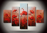 Modern Red Rose Painting 363 - 60x40in