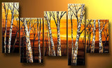 Yellow Tree Oil Painting 564 - 52x36in