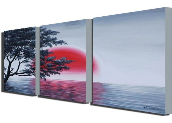 Modern Tree Oil Painting 844 - 48x24in