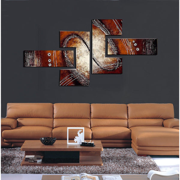 Modern Multi Panels Painting 422 -56x32in
