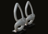 White Abstract Sculpture 23x12x7.2in