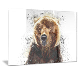 Brown Bear - Animal Canvas Print PT2302