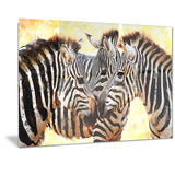 Zebra Trio- Animal Canvas Print PT2304