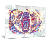 Bold Bear- Animal Canvas Print PT2355