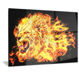 Blazing Lion- Animal Canvas Print PT2366
