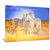 Zebra Duo on Canvas PT2442