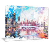 Vibrant New York Cityscape - Large Canvas Art PT3308