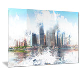 Backside Cityscape  - Large Canvas Art PT3314