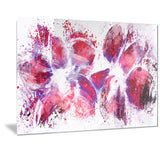 Abstract Tulips - Floral Canvas Artwork