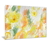 Abstract Daisies - Floral Canvas Artwork