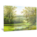 green summer landscape canvas wall art print PT6025