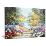 summer forest with flowers landscape canvas artwork PT6028