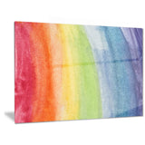 flowing rainbow colors abstract canvas artwork PT6031