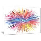 color explosion abstract canvas artwork PT6036