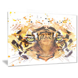 eyes with fire animal canvas artwork PT6058