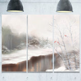 snowy silence landscape canvas artwork PT6067