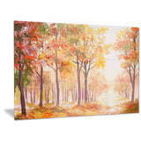 autumn everywhere forest landscape canvas artwork PT6100