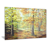 autumn wood landscape canvas art print PT6149