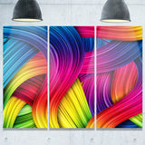3d rainbow art abstract canvas artwork PT6157