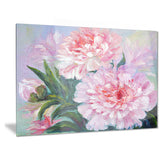 full blown peonies floral canvas art print PT6173