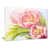 Tulips Flowers Floral Canvas Art Print