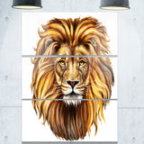king lion aslan animal canvas art print PT6182