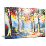 colorful spring forest landscape canvas art print PT6255